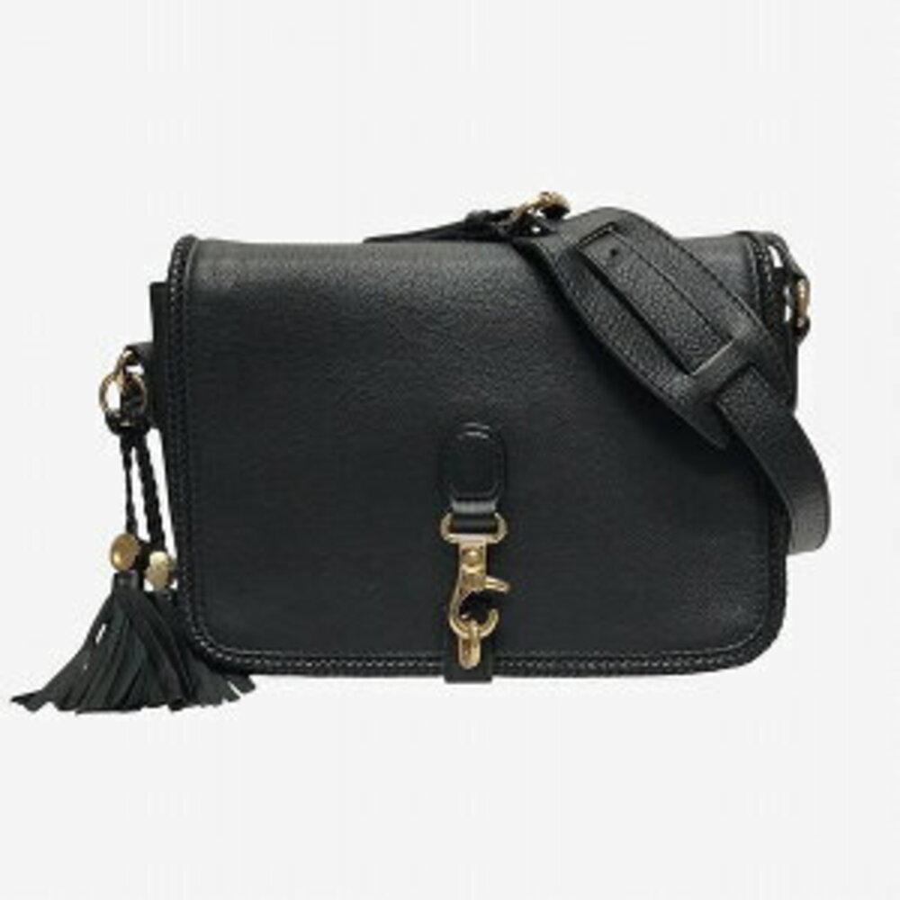 Gucci Marrakech Black Leather Tassel Bag Shoulder